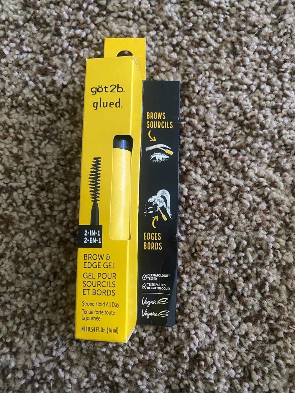 Glued 2-in-1 Brow & Edge Gel - Yellow